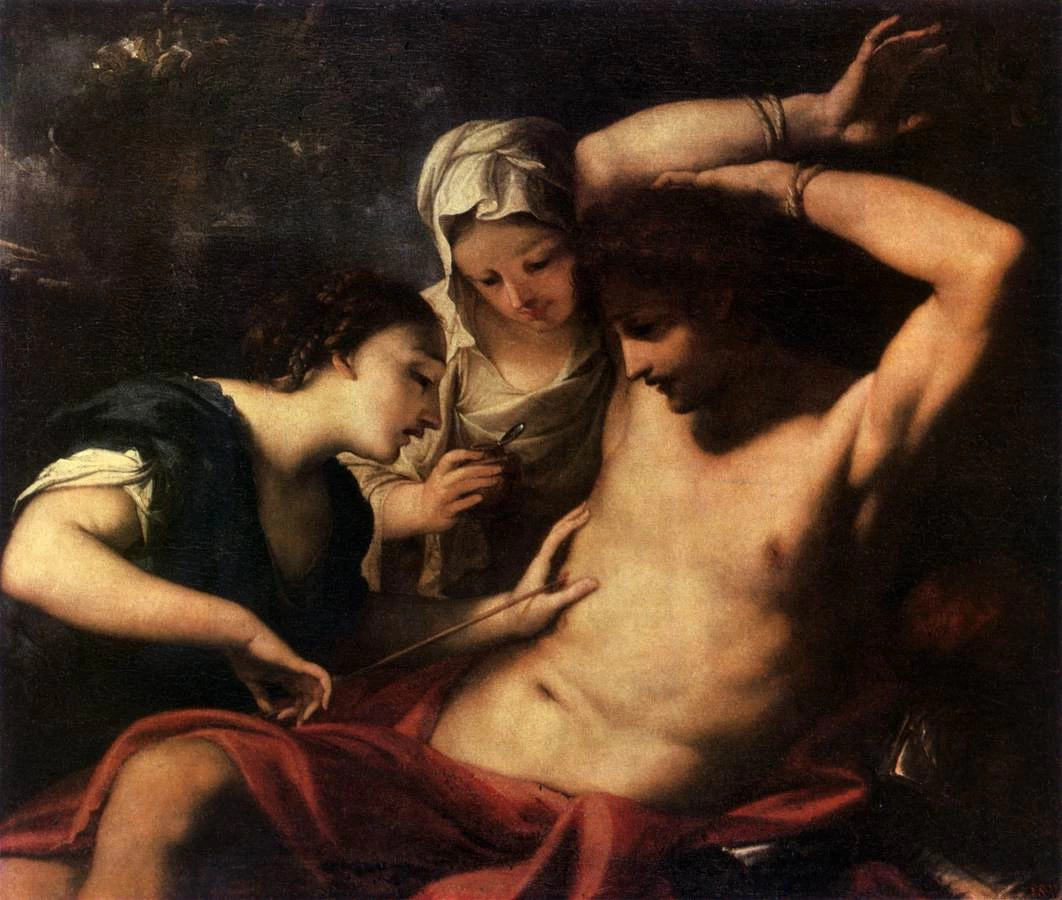 San Sebastiano curato da santa Irene con santa Lucia - The Hermitage, St. Petersburg